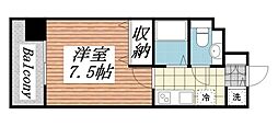 メゾン・ド・ヴィレ渋谷 1Kの間取図画像