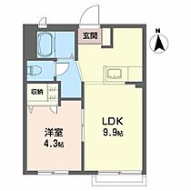 プリム・ローズ 102 ｜ 岩手県奥州市水沢東大通り１丁目7-14（賃貸アパート1LDK・1階・30.00㎡） その2