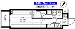 グランドコンシェルジュ蒲田 1Kの間取図画像