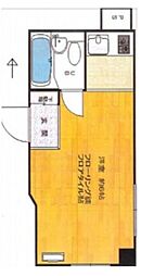 ライオンズマンション雷門 ワンルームの間取図画像