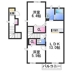 物件の間取り