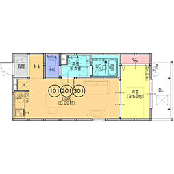 Fstyle天美東4号館 2階/-