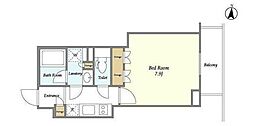 Belleville錦糸町 1Kの間取図画像