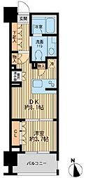 ニューシティアパートメンツ芝公園 1LDKの間取図画像