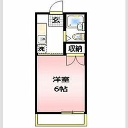 メゾンT&K 1Kの間取図画像