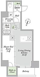 アーバンパーク西巣鴨WEST 1LDKの間取図画像