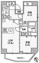 SYFORME江戸川橋 2LDKの間取図画像
