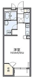 レオネクストアスパイア 1Kの間取図画像