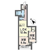 ラムール・ド・センケイII 00102 ｜ 神奈川県川崎市幸区小倉４丁目27-8（賃貸マンション2LDK・1階・60.25㎡） その2