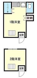KODAガーデン青砥 2Kの間取図画像