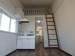 モアハイツ名島 201 2階ワンルームのリビング/ダイニング