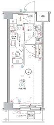 クレヴィスタ戸田 1Kの間取図画像
