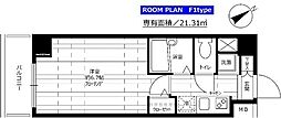 ステージファースト八王子 1Kの間取図画像