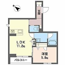 フォレナ・シュシュ 201 ｜ 宮城県仙台市太白区向山２丁目21-1・127番3、-8・143番3（賃貸マンション1LDK・2階・42.36㎡） その2