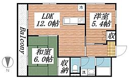 ＩＣ　ｈｏｕｓｅ 2階2LDKの間取り