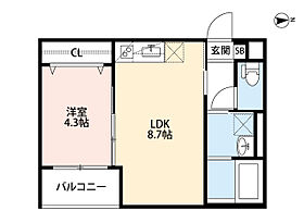 APS01  ｜ 大阪府大阪市住吉区山之内１丁目（賃貸アパート1LDK・2階・32.44㎡） その2