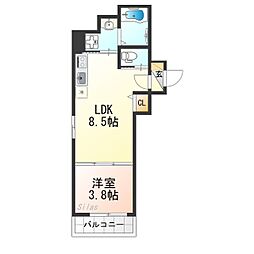 Fasesia Orcus 1LDKの間取図画像