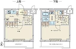 ルーブル川崎鷺沼 1SKの間取図画像