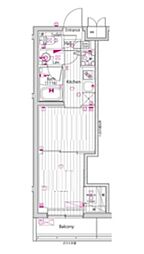 ガーラ練馬グランドステージ 2Kの間取図画像