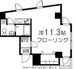 セキュリティープラザ ワンルームの間取図画像