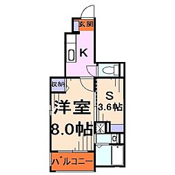 間取図画像 2K