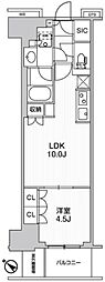 WORVE横浜伊勢佐木町 1LDKの間取図画像