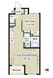 間取図画像 1LDK