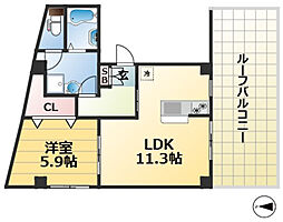 キャメロンプレイス中山手通 4階/-