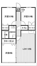 プリマベーラ波多江 1階3LDKの間取り