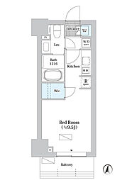 ＪＰ　ｎｏｉｅ　　錦糸町 6階ワンルームの間取り