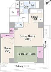 物件の間取り