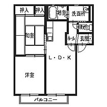 アリス光陽 A203 ｜ 京都府綴喜郡井手町大字井手小字北玉水4（賃貸アパート2LDK・2階・50.40㎡） その2