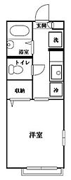 ソフィア 1Kの間取図画像