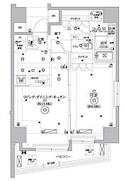 セジョリ桜台駅前 10階1LDKの間取り