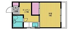 ハイツ小野 1Kの間取図画像