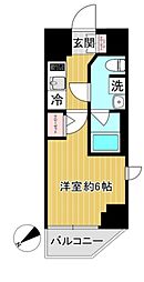 SHOKEN Residence横浜鶴見IV 2階1Kの間取り