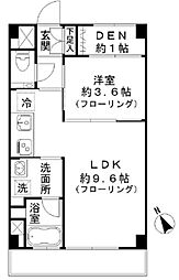 セレーノ 1LDKの間取図画像