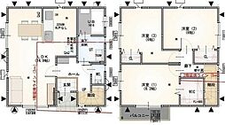 日暮里舎人ライナー 舎人駅 徒歩6分の賃貸一戸建て 3LDKの間取り