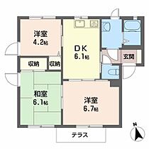 メゾンドールＪ．Ｆ 101 ｜ 青森県青森市大字新城字平岡160-898（賃貸アパート3DK・1階・50.00㎡） その2