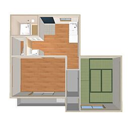 メゾン船堀 3階2Kの間取り
