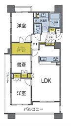 D'クラディア越谷 3LDKの間取図画像