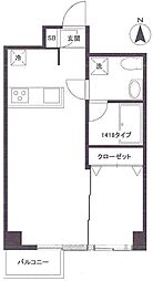クレインアパートメンツ 1LDKの間取図画像