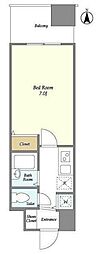 BPRレジデンス川口 1Kの間取図画像