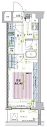 ブライズ蒲田イースト 1Kの間取図画像