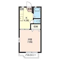 サンドゥエルＡ 00107 ｜ 群馬県高崎市上並榎町1376-1（賃貸アパート1K・1階・24.92㎡） その2