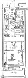 デュオステージ関内大通公園 1DKの間取図画像