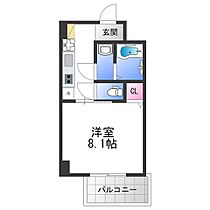 GLUCK MAISON S-SHINFUKAE XIII  ｜ 大阪府東大阪市足代北１丁目（賃貸マンション1K・7階・26.84㎡） その2