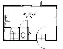 SKハイム ワンルームの間取図画像