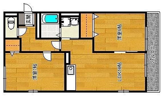 愛華長尾２_間取り_0