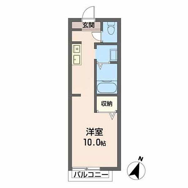 ディアス住吉 0201｜兵庫県神戸市東灘区住吉本町１丁目(賃貸アパート1R・2階・23.00㎡)の写真 その1